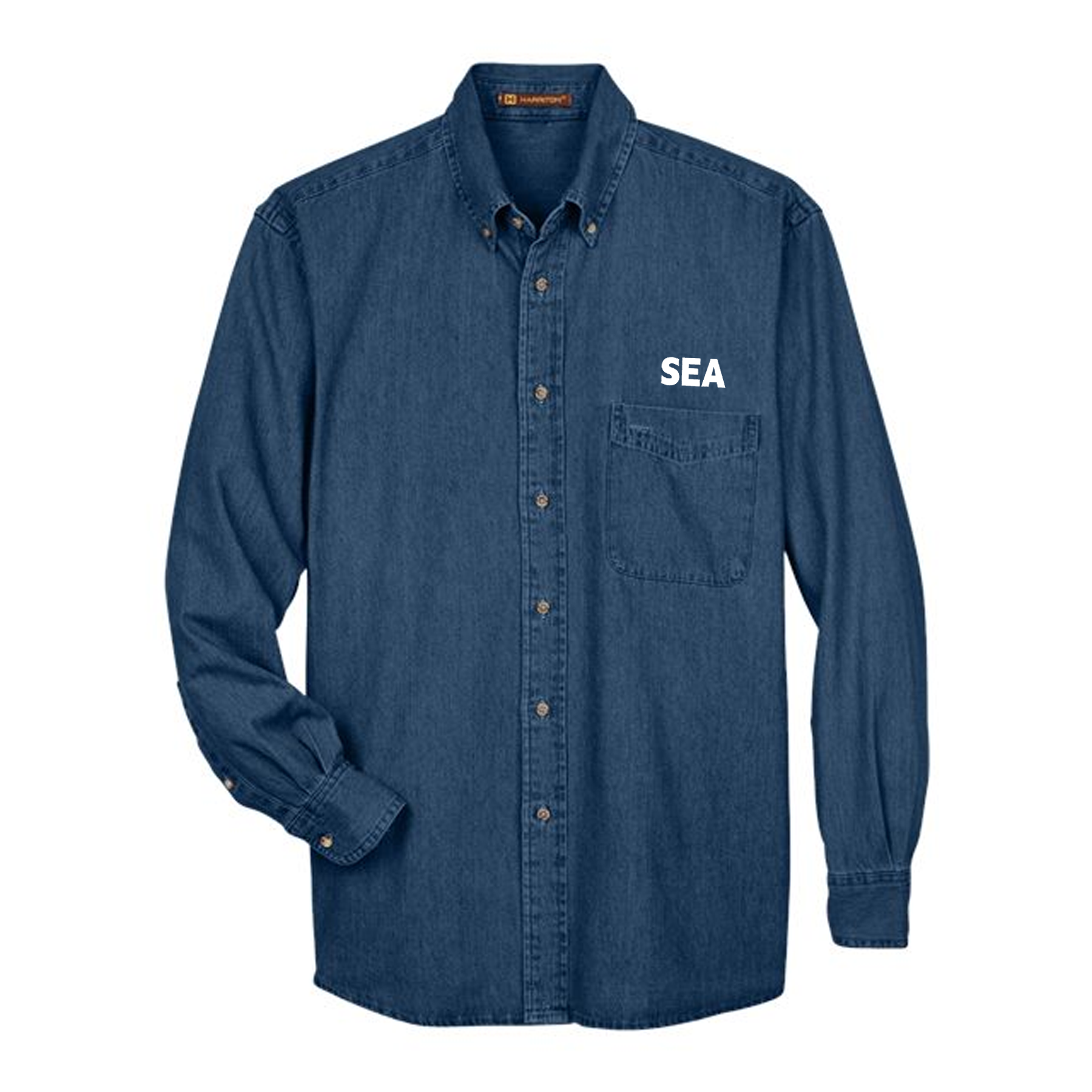 Harriton M550  Men's Denim Shirt