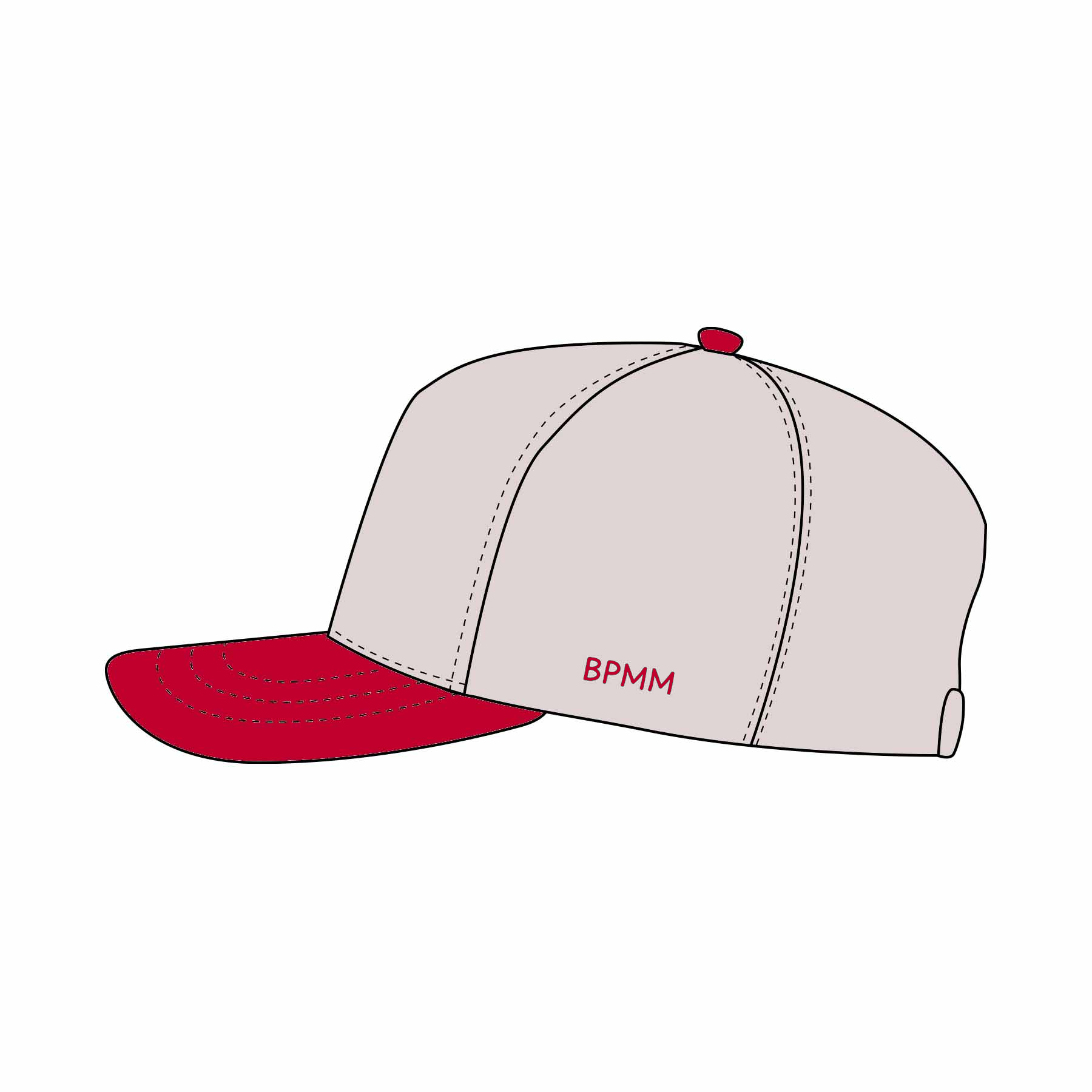 OTTO Cap 31-069 - Cotton Blend Twill 5-Panel Mid Profile Baseball Cap