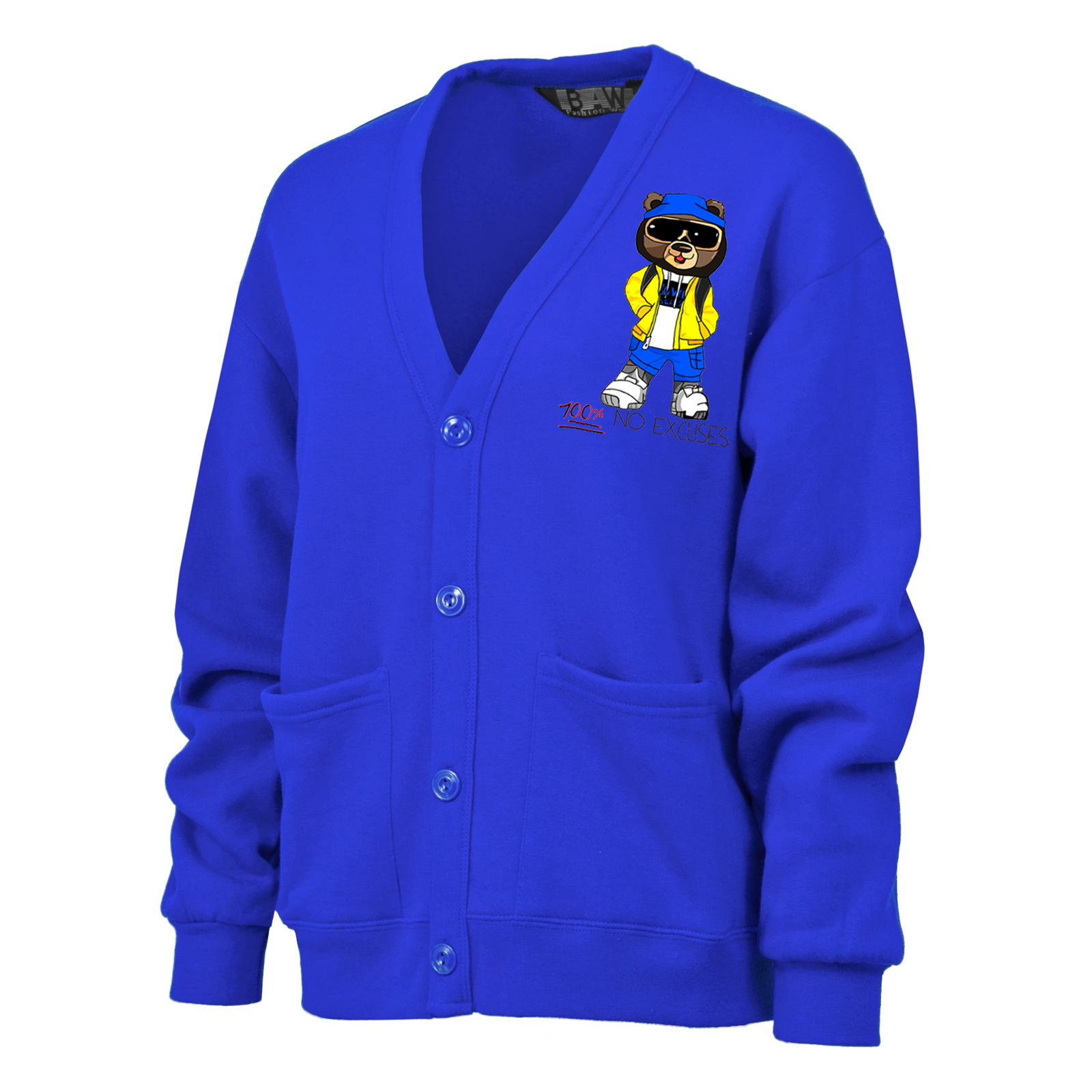 BAW Athletic Wear LC200 - Fleece Cardigan