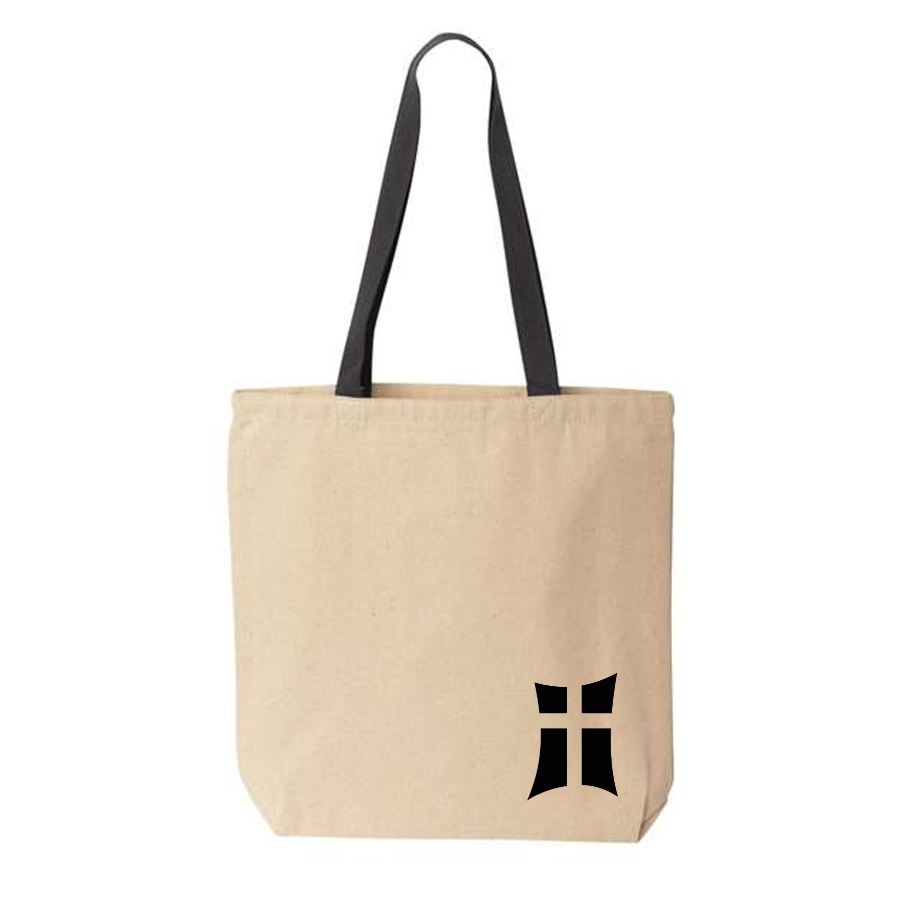 Liberty Bags 8868 - Gusseted 10 Ounce Natural Tote with Colored Handle