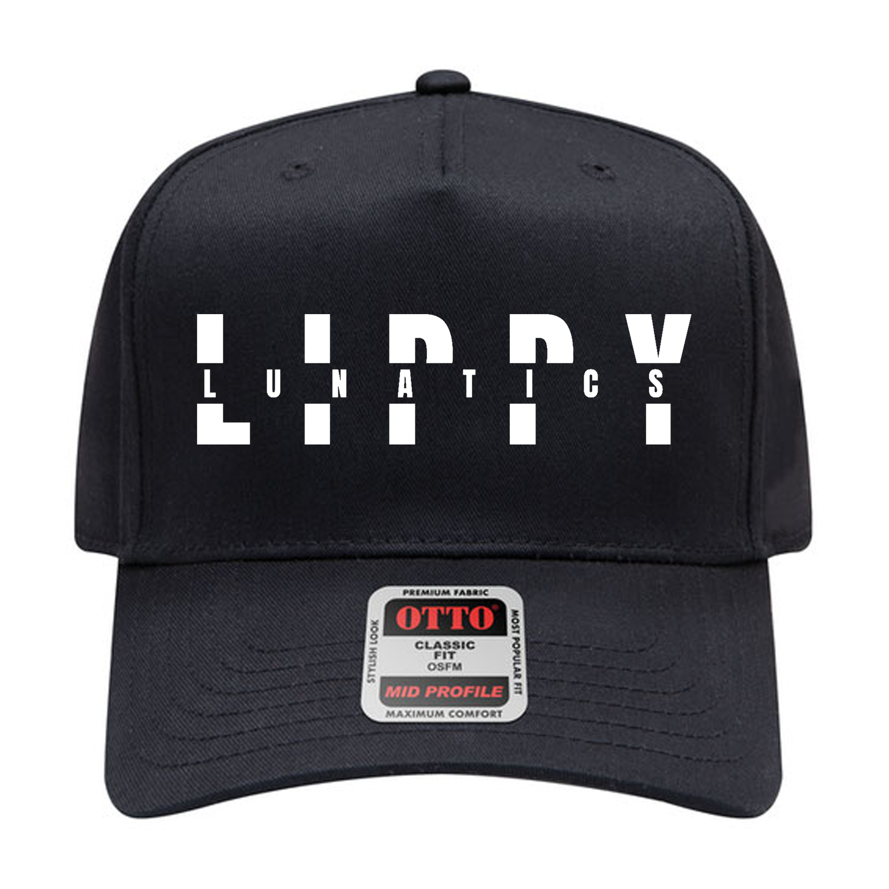 OTTO Cap 31-069 - Cotton Blend Twill 5-Panel Mid Profile Baseball Cap