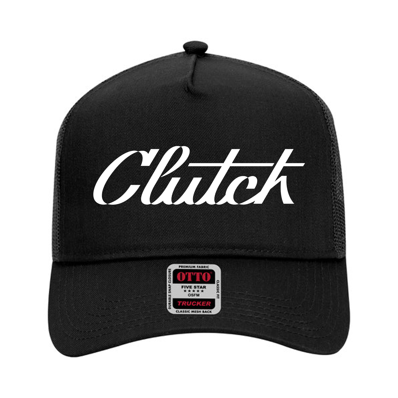 custom design of OTTO Cap 32-285 - 5-Panel Mid-Profile Cotton Blend Twill Trucker Hat