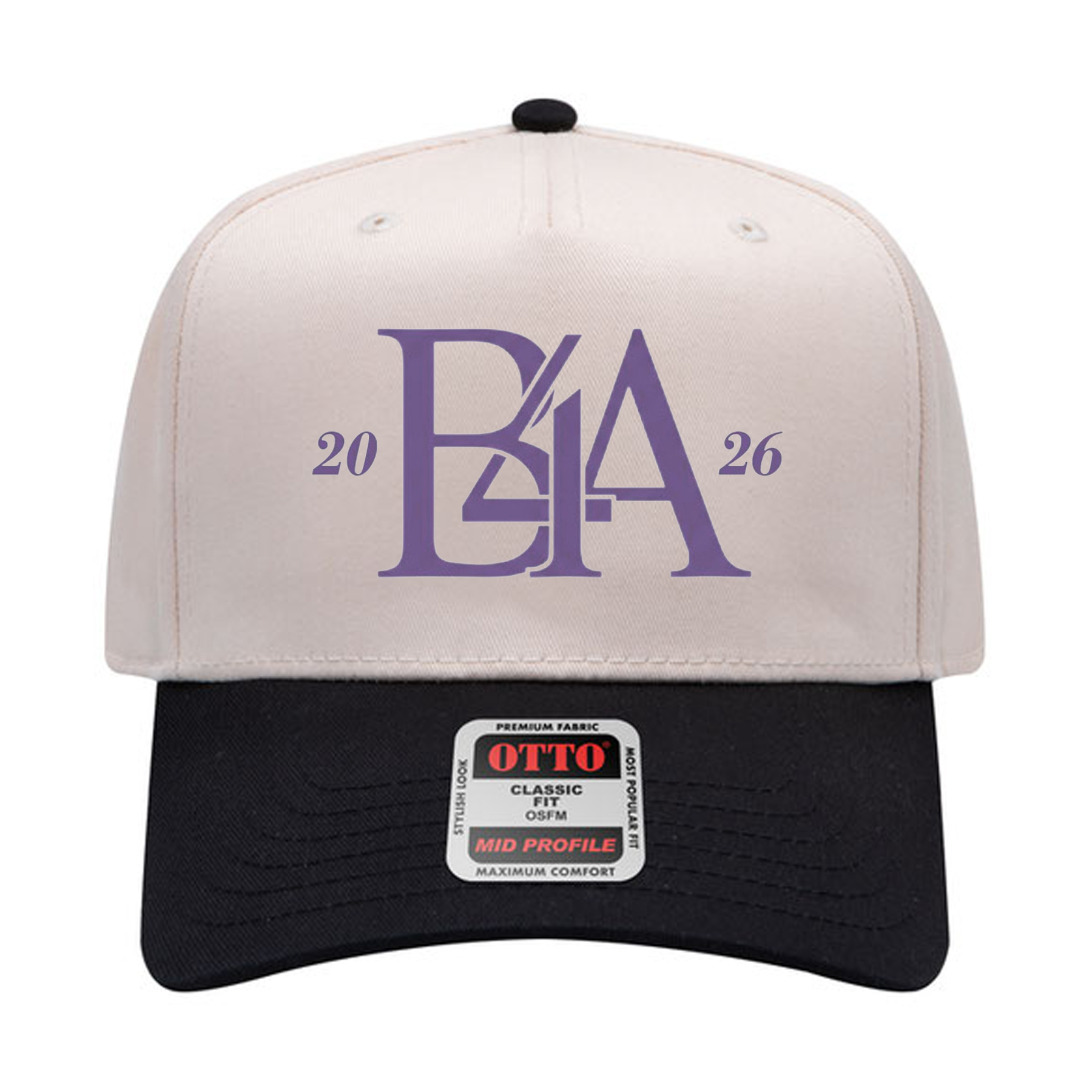 OTTO Cap 31-069 - Cotton Blend Twill 5-Panel Mid Profile Baseball Cap