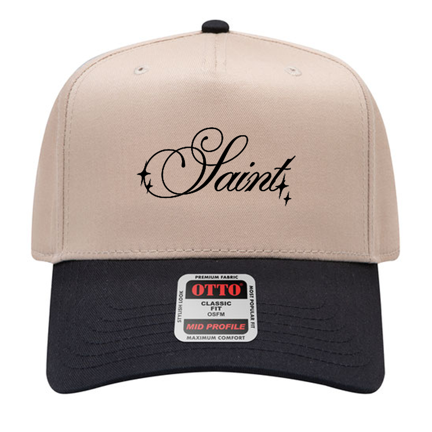 OTTO Cap 31-069 - Cotton Blend Twill 5-Panel Mid Profile Baseball Cap