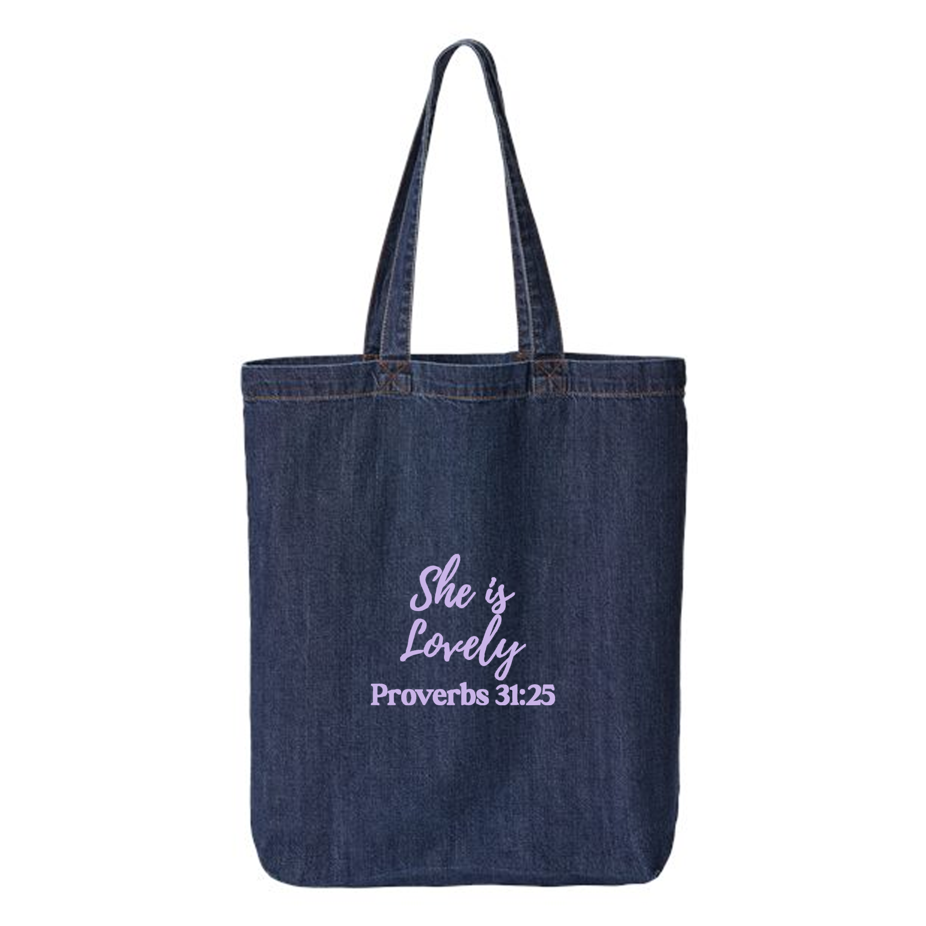 Liberty Bags 7761A - Cotton Denim Gusseted Tote Bag