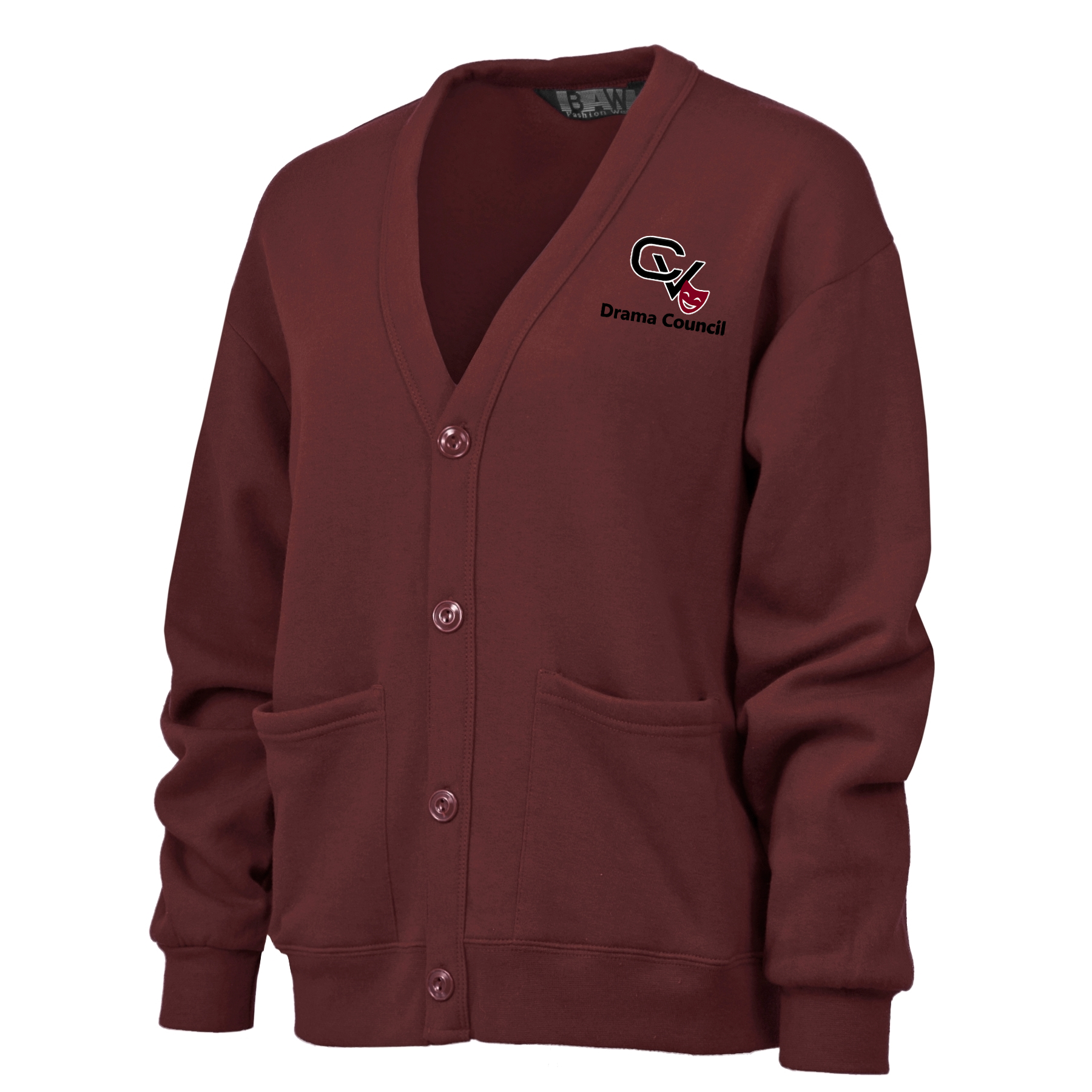 BAW Athletic Wear LC200 - Fleece Cardigan