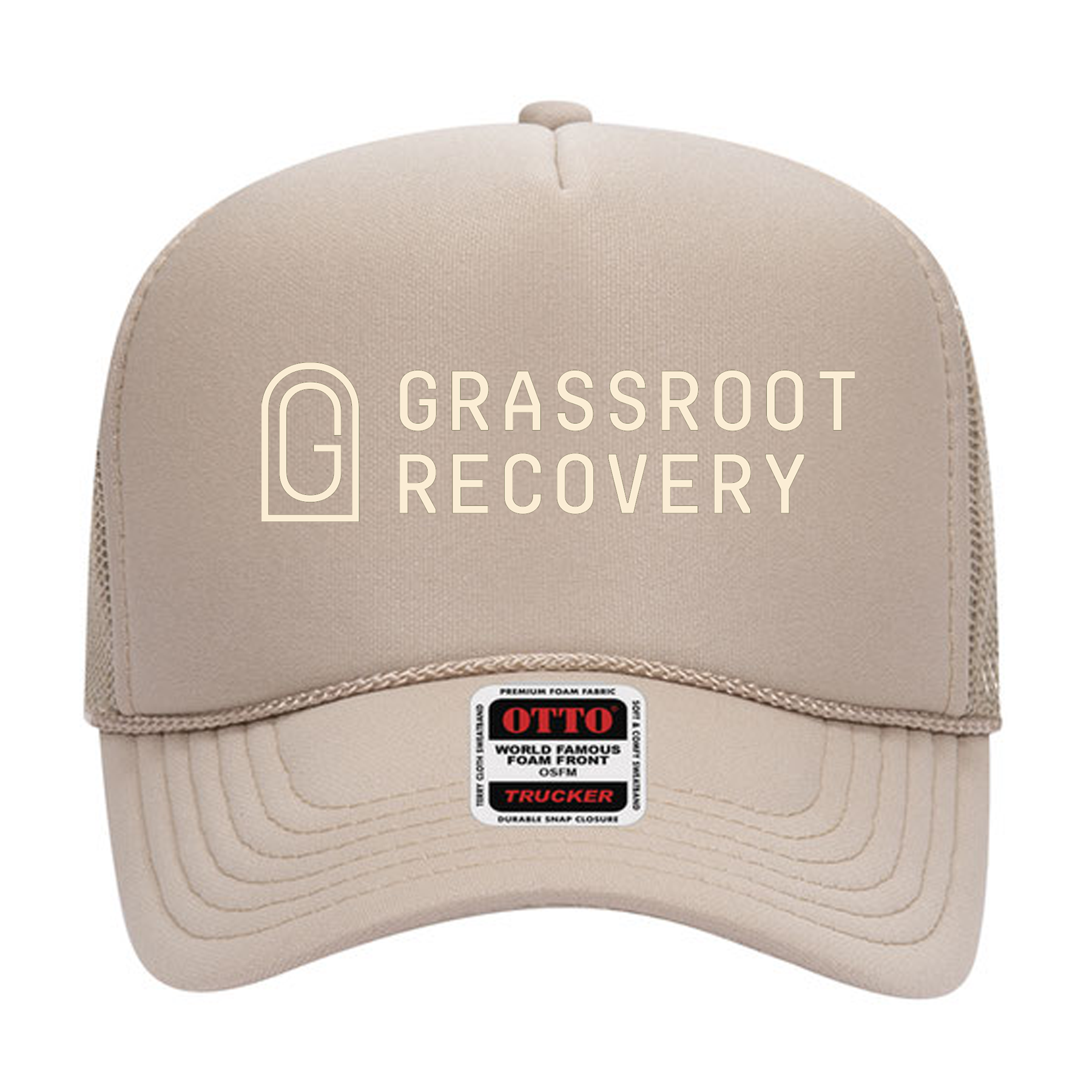 OTTO Cap 32-467 - Polyester Foam Front 5-Panel Trucker Cap