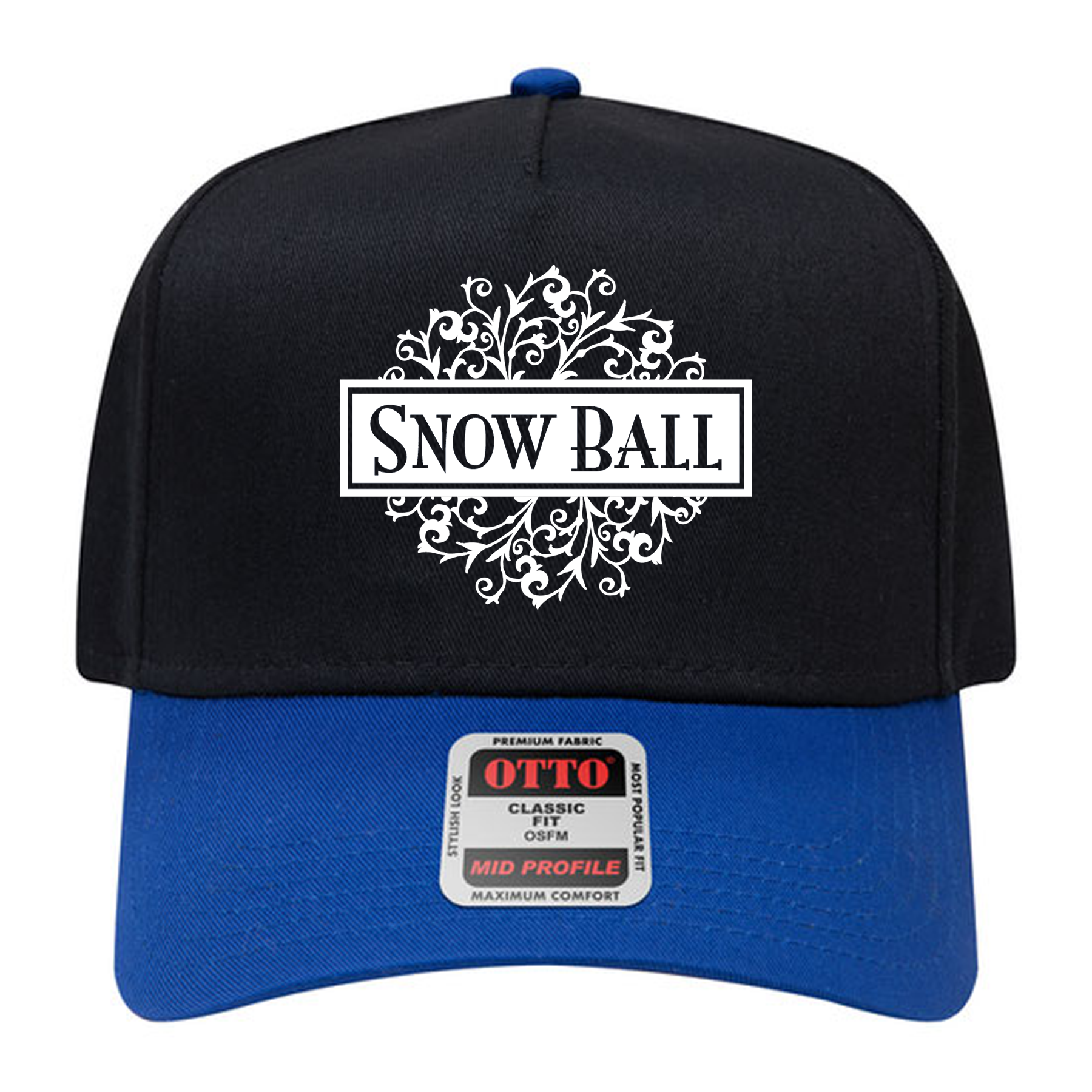 OTTO Cap 31-069 - Cotton Blend Twill 5-Panel Mid Profile Baseball Cap