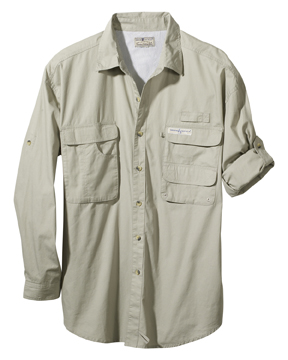 Hook & Tackle 1013L  Men's Gulf Stream Long-Sleeve Fishing Shirt