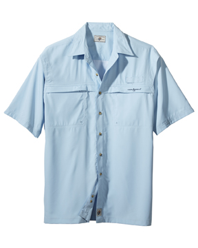 Hook & Tackle 1015S Men's Peninsula Short-Sleeve Performance Fishing Shirt
