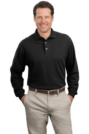 Port Authority® K320 Long Sleeve Pique Knit Polo