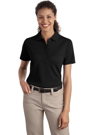 Port Authority® L499 Ladies Textured Polo with Wicking
