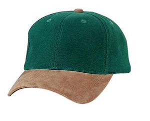 Port Authority® BTS Two-Tone Brushed Twill Cap with Suede Visor
