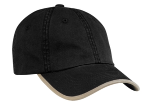 Port & Company® CP87 Twill Cap with Contrast Visor Trim and Underbill