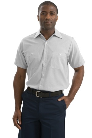 CornerStone® CS20 Short Sleeve Striped Industrial Work Shirt
