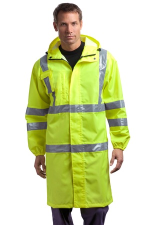 CornerStone® CSJ23 ANSI Class 3 Long Waterproof Rain Coat