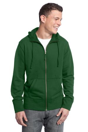 District® DT133 Young Mens Vintage French Terry Full-Zip Hoodie