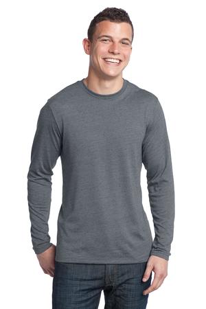 District® DT171 Young Mens Textured Long Sleeve Tee