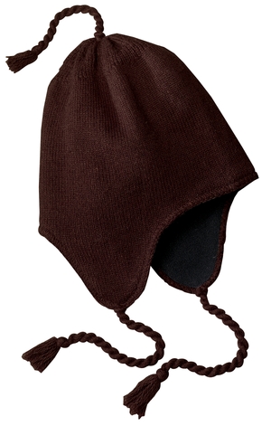 District® DT604 Knit Hat with Ear Flaps