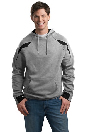 Sport-Tek® F266 Color-Spliced Pullover Hooded Sweatshirt
