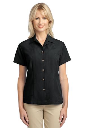 Port Authority® L536 Ladies Patterned Easy Care Camp Shirt