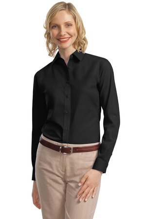 Port Authority® L632 Ladies Long Sleeve Value Poplin Shirt