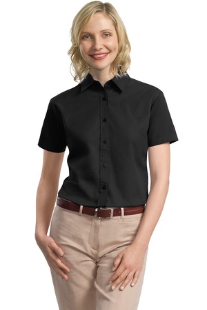 Port Authority® L635 Ladies Short Sleeve Value Cotton Twill Shirt