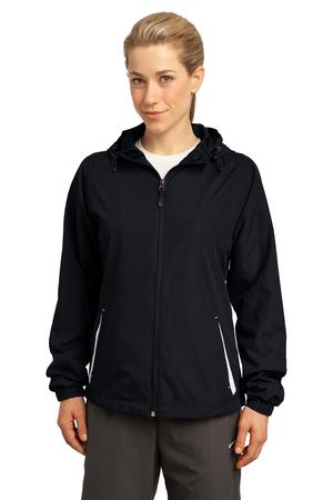 Sport-Tek® LST76 Ladies Colorblock Hooded Jacket