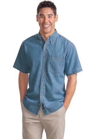 Port Authority® S500 Short Sleeve Denim Shirt