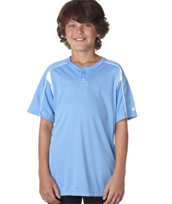 Badger 2937-Youth B-Dry Pro Henley Performance Tee
