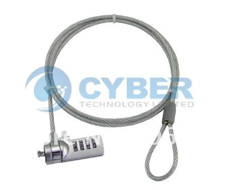 Cyber 037 - NEW 4 DIAL Password Lock Security Cable Chain For Laptop Computer Notebook PC