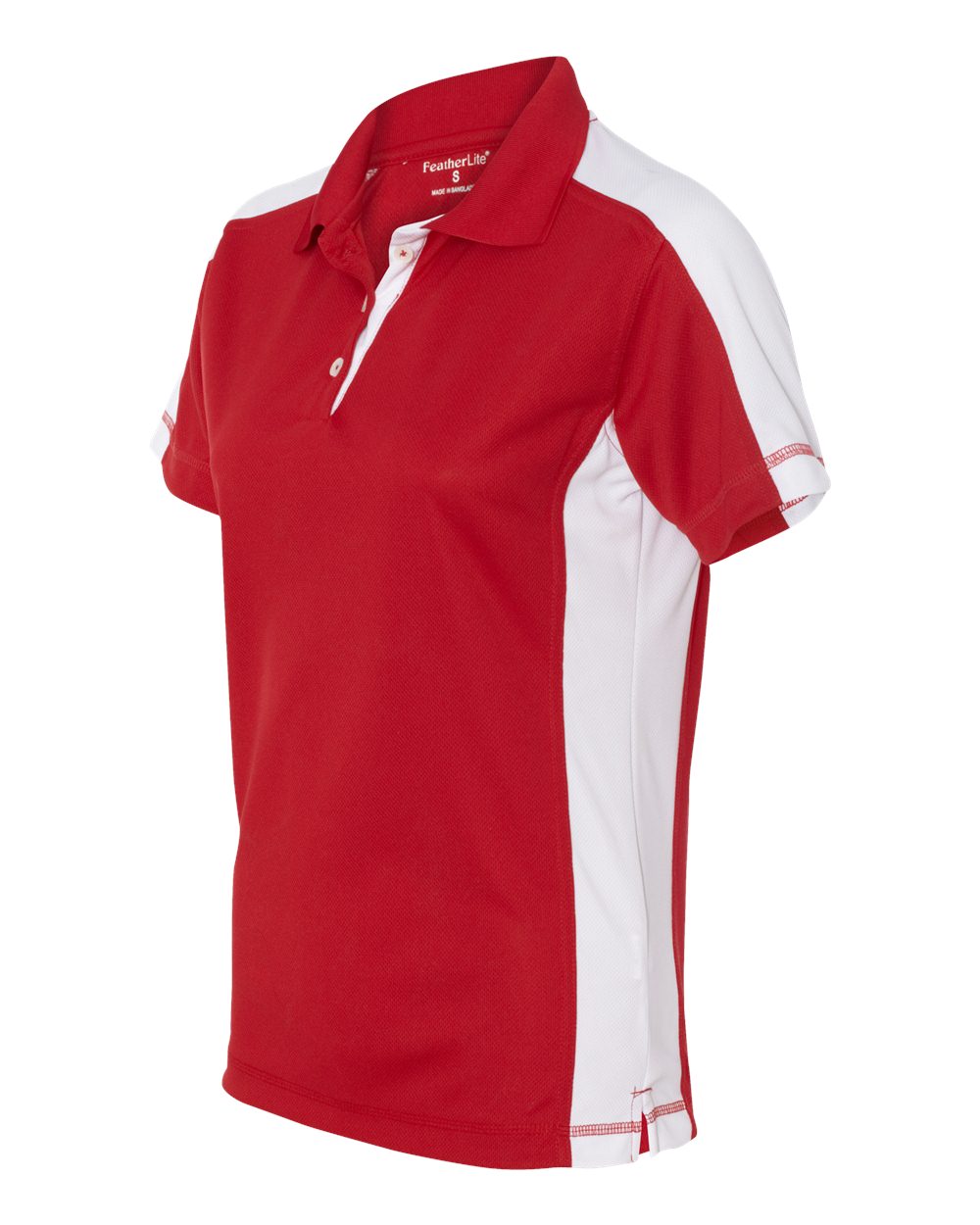 FeatherLite 5465 - Ladies' Colorblocked Moisture Free Mesh Sport Shirt