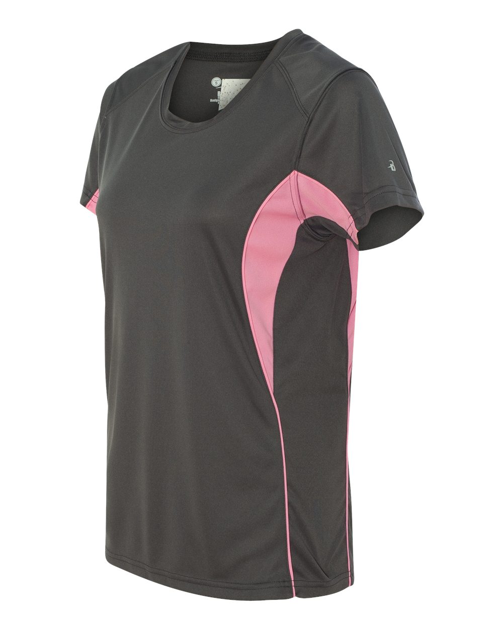 Badger 4167 - Ladies' B-Core Drive Short Sleeve Colorblocked T-Shirt