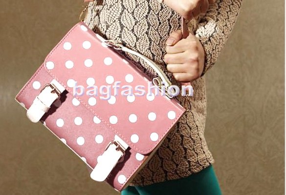 Bag Fashion 5156 - Fashion Handbag 2013 Polka Dot Satchel Bag Ladies Shoulder Bags Purse Tote messenger Bag Women