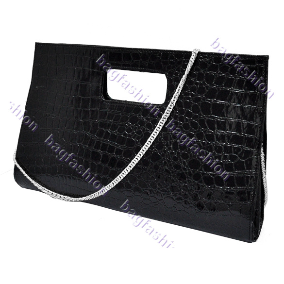 Bag Fashion 8195 - PU Leather Bags Women Clutch Dinner Party Handbags Chain Purse Wallet Shoulder Tote Bag 4 color