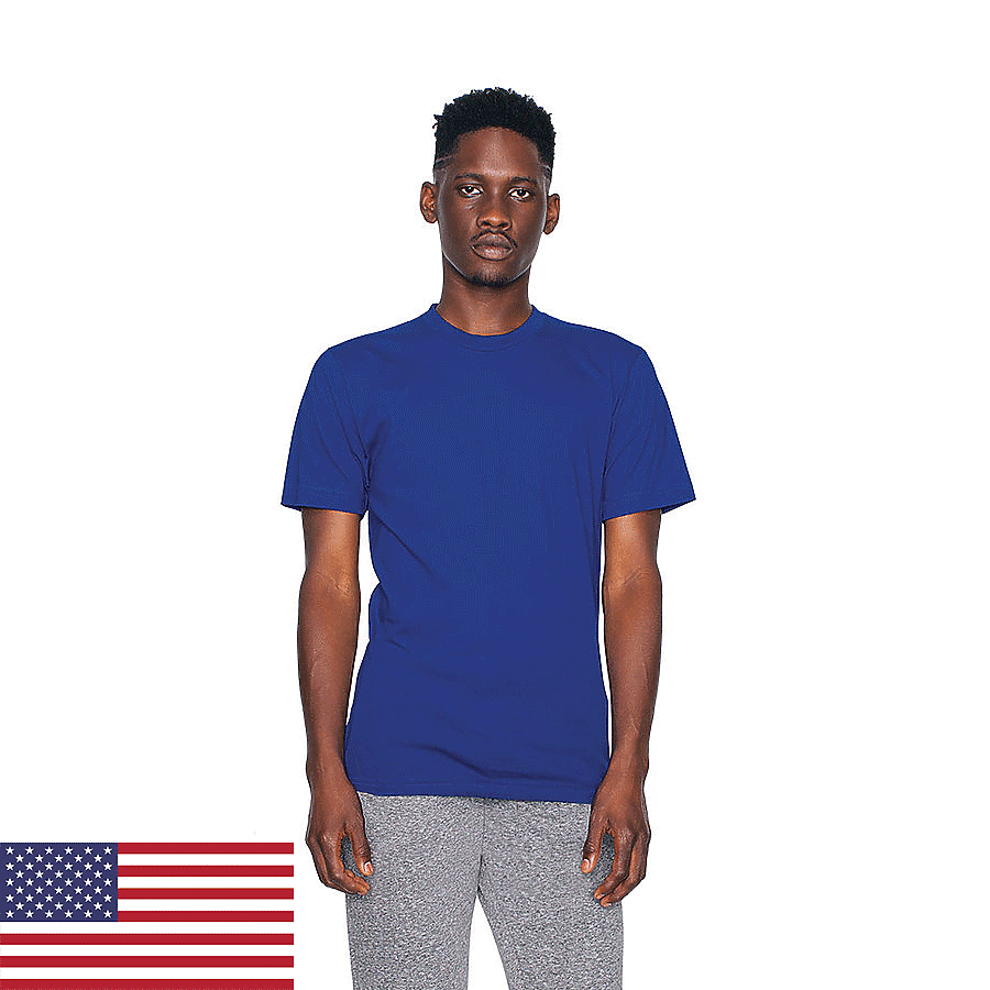 American Apparel 2001 - Unisex Fine Jersey USA Made T-Shirt