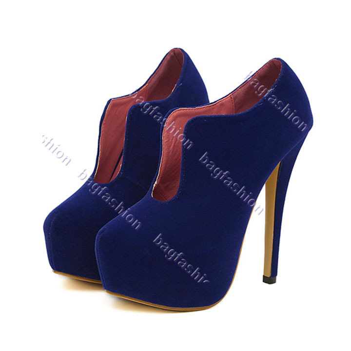 Bag Fashion 15759 - Dress Ladies Fashion Sexy High Heel Quality Platform Pumps Shoes