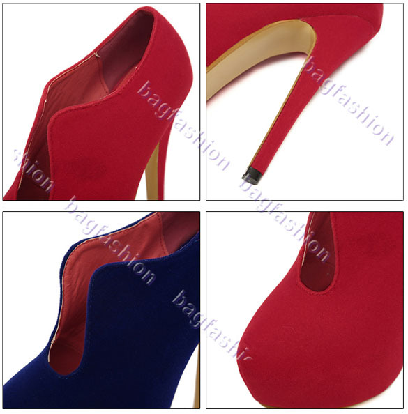 Bag Fashion 15759 - Dress Ladies Fashion Sexy High Heel Quality Platform Pumps Shoes