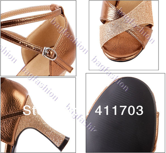 Bag Fashion 15757 - Platform Pumps Latin Dance Shoes Women's Ballroom Mid Heels Sandals