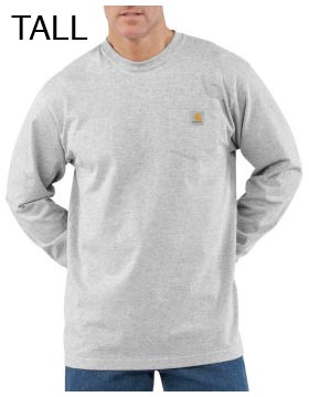 Carhartt CH185T - Long Sleeve Workwear Pocket T-Shirt - Tall