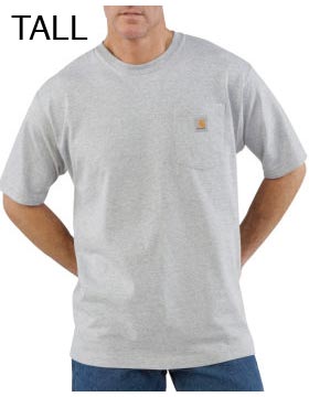 Carhartt K87T - Short Sleeve Workwear Pocket T-Shirt - Tall