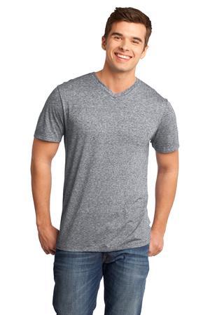 District - Young Mens Microburn V-Neck Tee. DT161