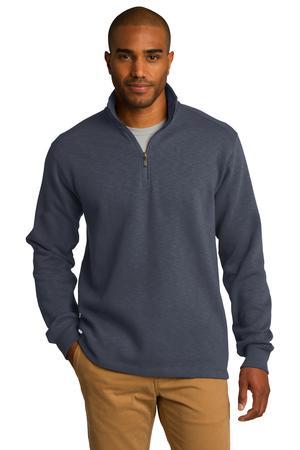 Port Authority® F295 - Slub Fleece 1/4-Zip Pullover