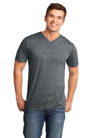 District - Young Mens Microburn V-Neck Tee. DT161