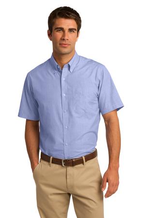 Port Authority® S656 - Short Sleeve Crosshatch Easy Care Shirt