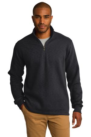 Port Authority® F295 - Slub Fleece 1/4-Zip Pullover