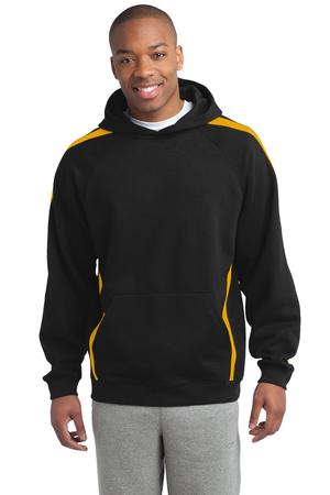 Sport-Tek Tall Sleeve Stripe Pullover Hooded Sweatshirt. TST265