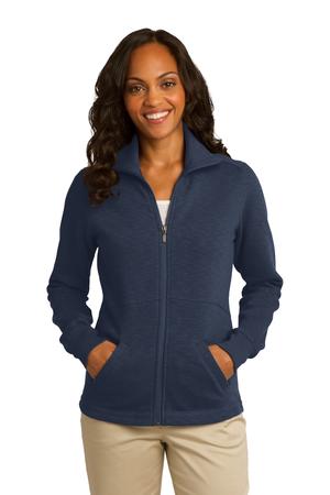 Port Authority® L293 - Ladies Slub Fleece Full-Zip Jacket