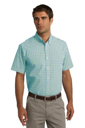 Port Authority® S655 - Short Sleeve Gingham Easy Care Shirt