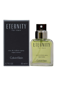 Calvin Klein Eternity EDT Spray For Men 1.7 oz. & 3.4 oz.